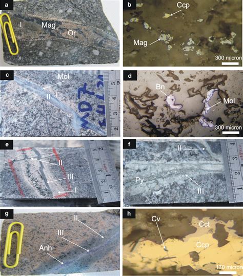 Mineralogy And Textures Of The Vein Stages To From The Masjed