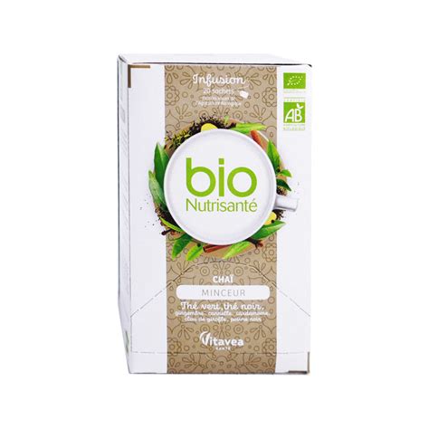 Infusion Minceur Cha Bio De Nutrisant Sachets