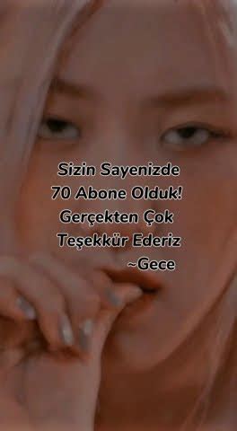 70 Abone Olduk Gece keşfet anasayfayadüş blackpink blink fyp