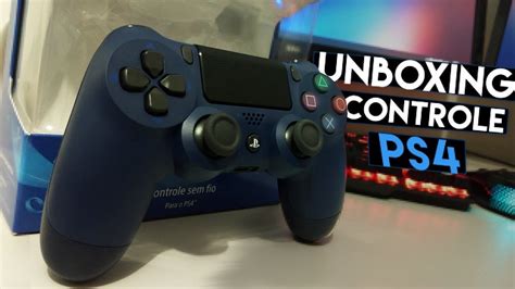 Unboxing Controle Ps4 Midnight Blue Youtube