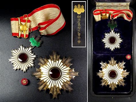 Yahooオークション ∇花∇大日本帝国 旧日本軍 陸軍中将縁の品 勲二等