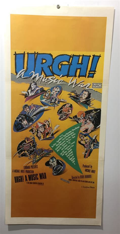 ORIGINAL DAYBILL MOVIE POSTER - URGH! A MUSIC WAR - 1981 - X Marks The Shop