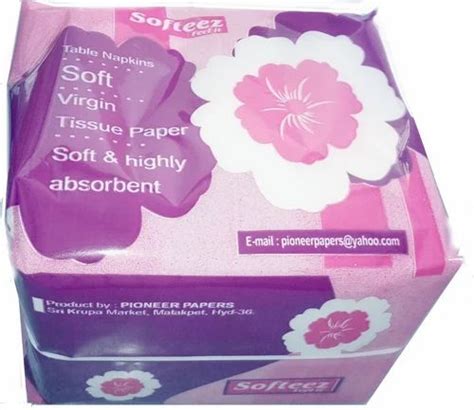 Tissue Napkins At Rs 50 Pack Tissue Napkin In Hyderabad Id 27084780248