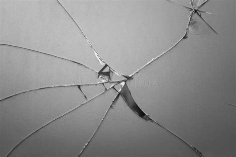 Broken Mirror Shattered In Many Pieces Cracked Glass The Mirror Crack