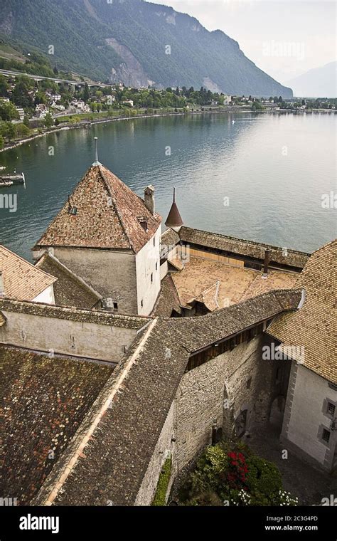 Chateau Of Chillon Stock Photo Alamy