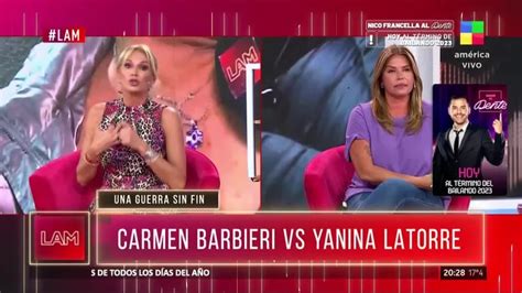 Por Qu Carmen Barbieri Rompi En Llanto Al Responderle A Yanina