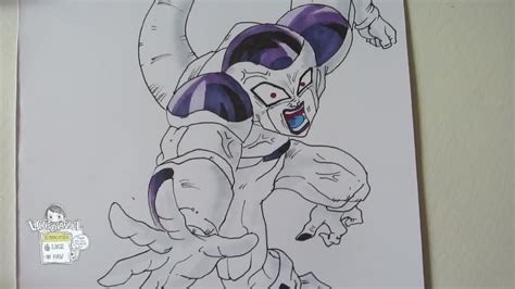 How to draw Frieza from Dragon Ball フリーザ YouTube