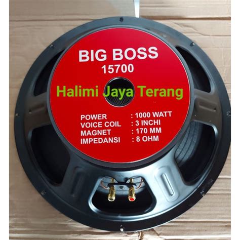 Jual Speaker Inch Speaker Bass Sub Woofer Big Boss Spull Inch