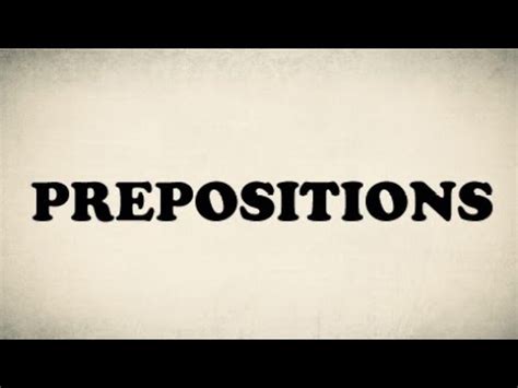 Learn Prepositions For Competitive Tests Let S Learn With Asmat Youtube