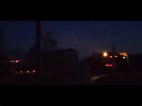 Fast Norfolk Southern Manifest Train W DPU At Night YouTube