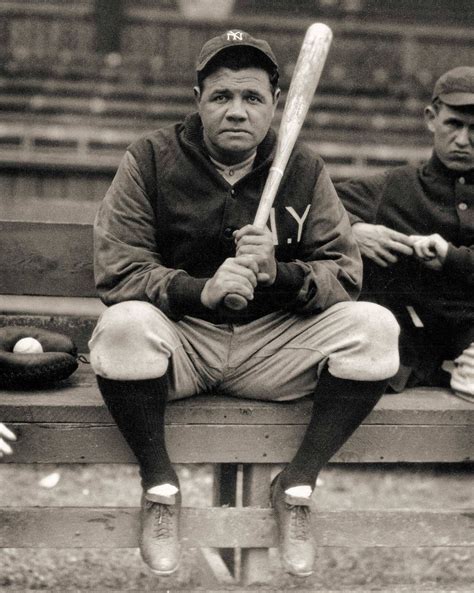 Babe Ruth Photo Vintage New York Ny Yankees Baseball Fan Photograph Poster Canvas Wall Art