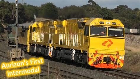 Aurizon S First Toll Intermoal Train S307 S Transfer An Interesting