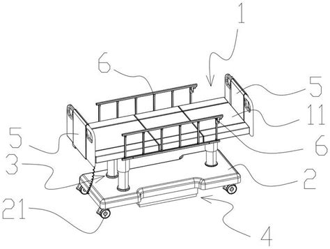 一种多功能医用床的制作方法