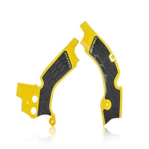 Acerbis X Grip Frame Guards Suzuki RMZ450 08 17 Yellow Black MX1 Canada