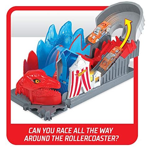 Hot Wheels Dino Coaster Attack, playset | Pricepulse