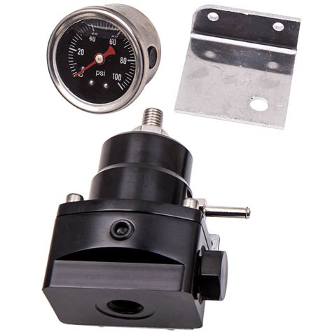 Universal An Adjustable Fuel Pressure Regulator Kit W Oil Psi