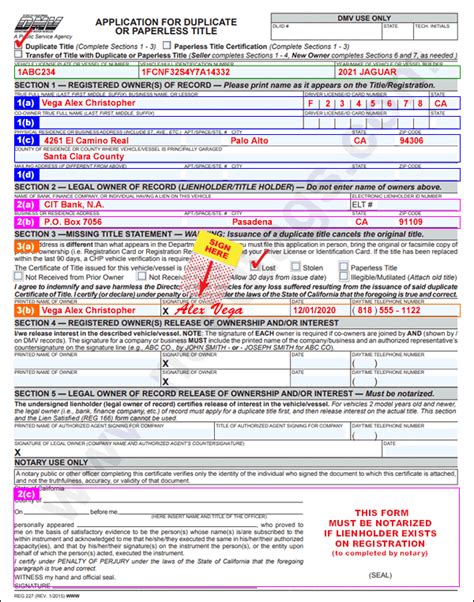 Ca Dmv Pink Slip Replacement