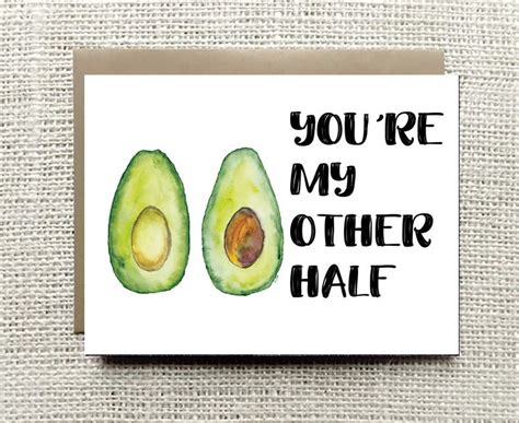 Your My Other Half Greeting Card Etsy