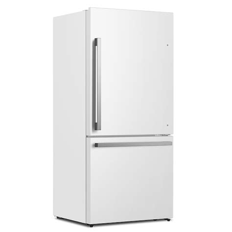 Hisense 172 Cu Ft Counter Depth Bottom Freezer Refrigerator White