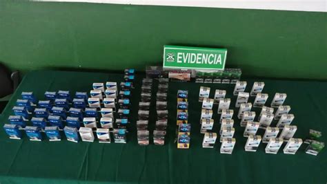 Detienen a tres hombres por receptación y venta de cigarrillos de