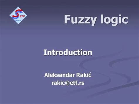 Ppt Fuzzy Logic Powerpoint Presentation Free Download Id2383084