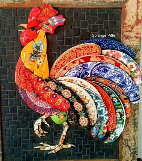 Broken Plate Mosaic By Solange Piffer Mosaicos On Fb DDD Mosaic Art