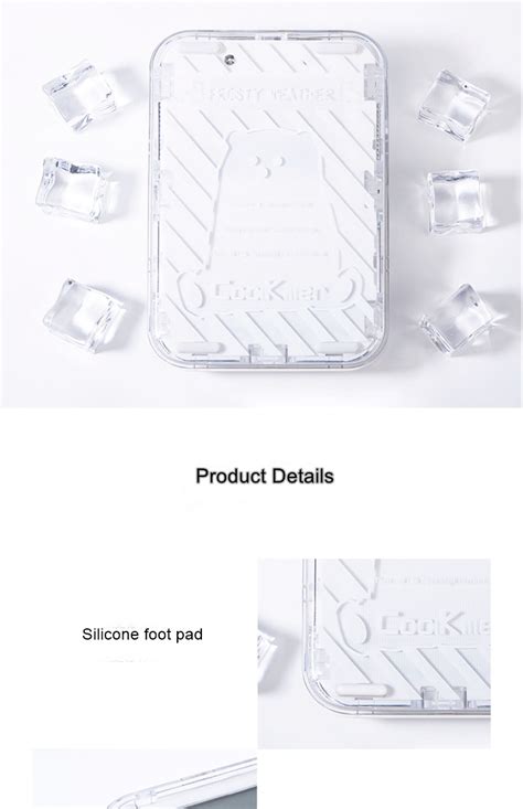 CoolKiller Polar Bear Numpad Key Type C Wired Hot Swap Full Transparent Keypad Gasket