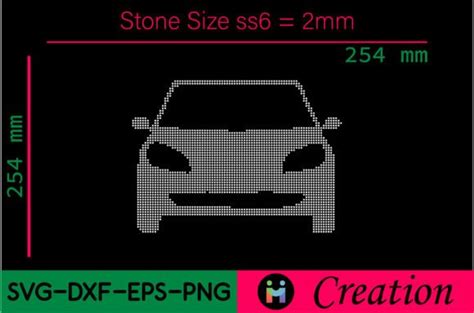 Car Rhinestone Design Graphic By Mn Creation · Creative Fabrica