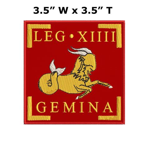 Roman Imperial Army Patch Legio Xiv Gemina The Twinned Etsy