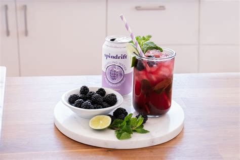 Blackberry Mojito Mocktail Recipe Spindrift Market