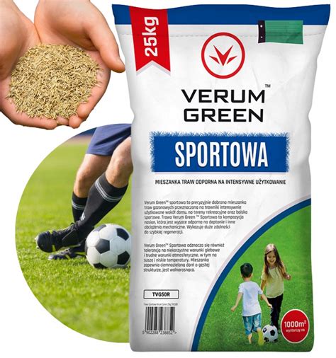 TRAWA SPORT BOISKOWA ODPORNA NA DEPTANIE 25kg Trawnik Odporny Na