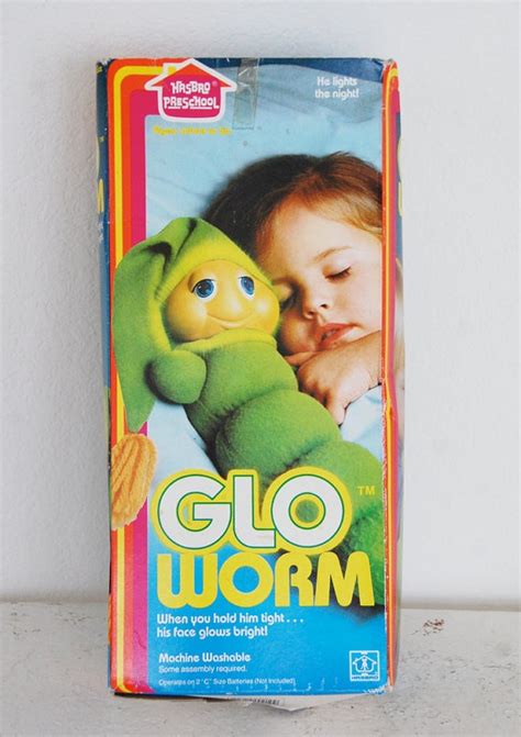 Vintage Toy Doll Glo Worm Glow Worm Works