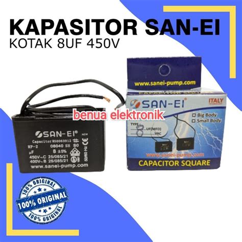 Jual Promo Uf Uf Kotak V San Ei Capacitor Kapasitor Kotak