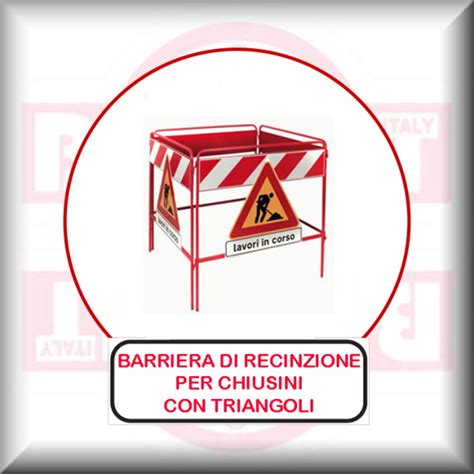 Barriera Di Recinzione Per Chiusini Con Triangoli Fig T