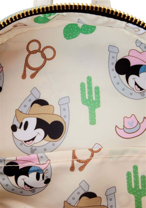 Loungefly Disney Western Minnie Mouse Cosplay Mini Backpack Minnie