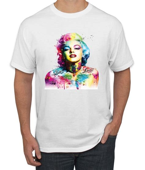 Wild Bobby Marilyn Monroe Multicolor Pop Art Pop Culture Men Graphic