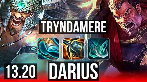 TRYNDAMERE Vs DARIUS TOP 8 1 5 Godlike 300 Games KR Master