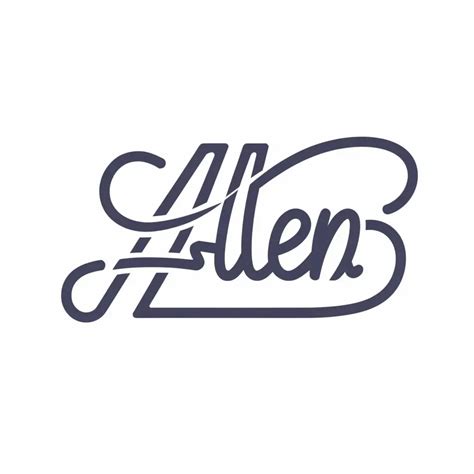 Logo Design For Allen Professional Typography For Real Estate Industry