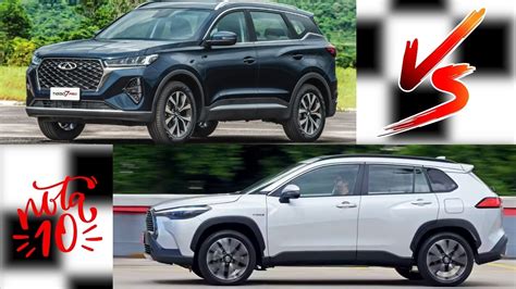 Tiggo Sport Vs Toyota Corolla Cross Jeep Compass E Vw Taos Qual O