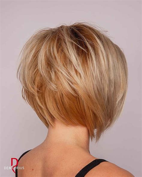 Inverted Layered Colored Bob 50 Best Inverted Bob Haircuts Short