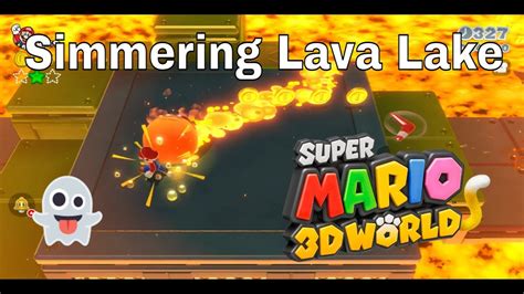 Super Mario D World Simmering Lava Lake Youtube