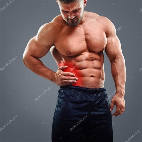 Abdomen Pain Concept — Stock Photo © kegfire #87326128