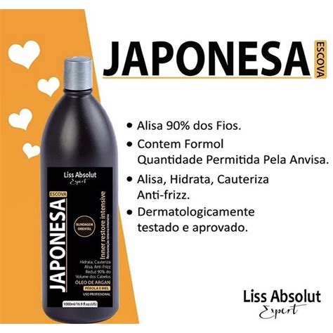 escova progressiva japonesa blindagem oriental pérola e mel Liss