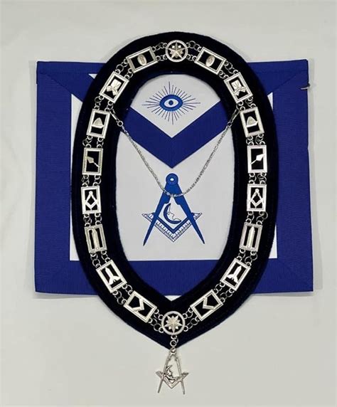 Masonic Regalia Blue Lodge Officer Junior Deacon Officer Apron Set