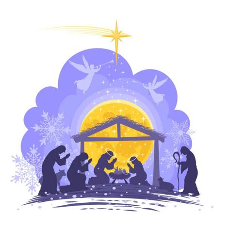 7,046 Nativity Scene Illustrations & Clip Art - iStock | Christmas ...