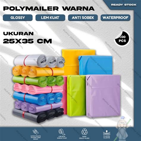 Jual Plastik Packing Baju Kantong Polymailer Olshop Isi Lembar