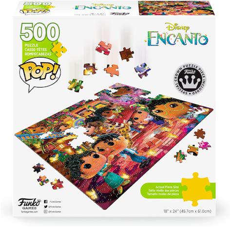 Funko Pop! Puzzles: Disney Encanto, Alice in Wonderland, Beauty & The Beast Available for ...