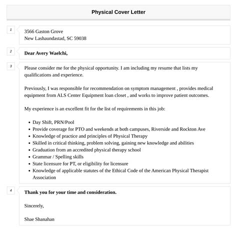 Physical Cover Letter Velvet Jobs