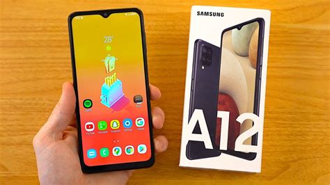 Samsung Galaxy A12 Unboxing And First Impressions Youtube