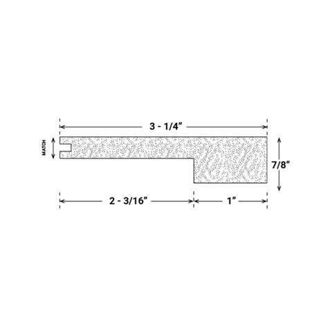 Solid Stair Nose Square Edge Villagio Wood Floors